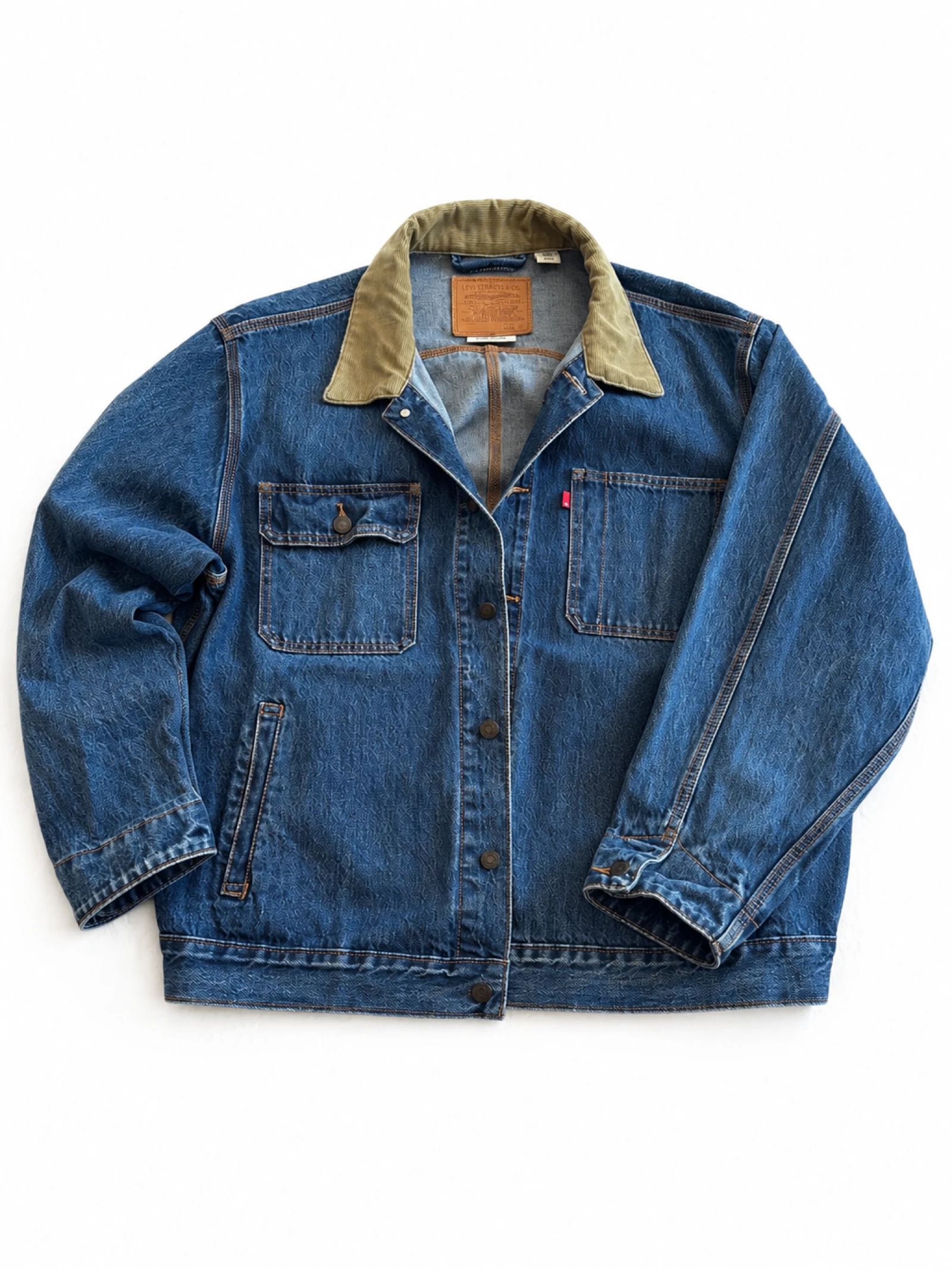 Levi's Premium Chore Jacket con cuello de pana XL